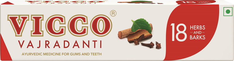 VICCO Vajradanti| Regular Flavour|Medicine For Gums & Teeth|With 18 Ayurvedic Herbs Toothpaste(100 g)