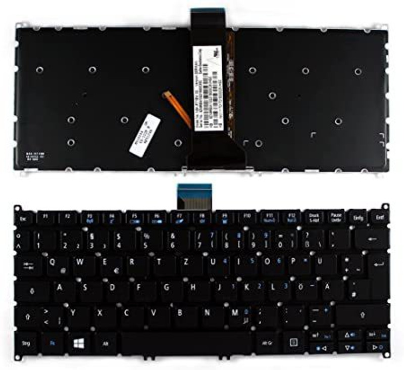 SellZone Laptop Keyboard Replacement ACER ASPIRE V5-122, V5-122P-0467, NSK-R71BW01, Laptop Keyboard Replacement Key