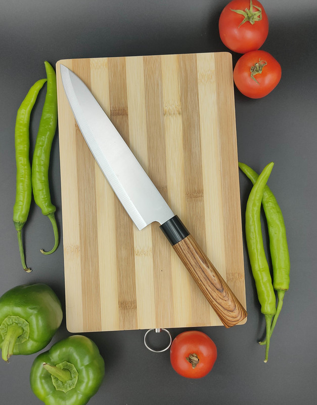 Flipkart SmartBuy 1 Pc Stainless Steel Knife Kitchen Knife, Stainless Steel Multipurpose Table Knife for Dining and Vegetable Chopping, Serrated Edge YG 160