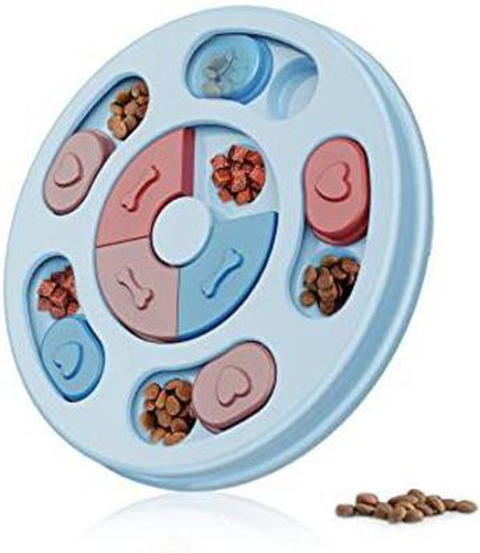 Pups&Pets Dog Puzzle Toys Interactive Dog Toys Dog Puzzles for Smart Dogs Plastic Pet Bowl(200 ml Multicolor)