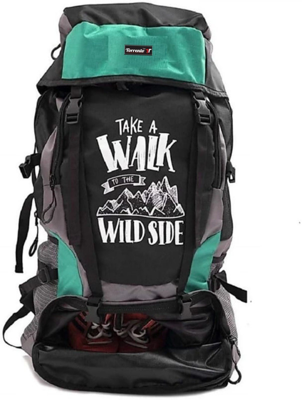 TORRENTO 55 L Travel Outdoor Camping Tracking Hacking Luggage Bags, Trekking Backpacks Rucksack  - 55 L(Green)