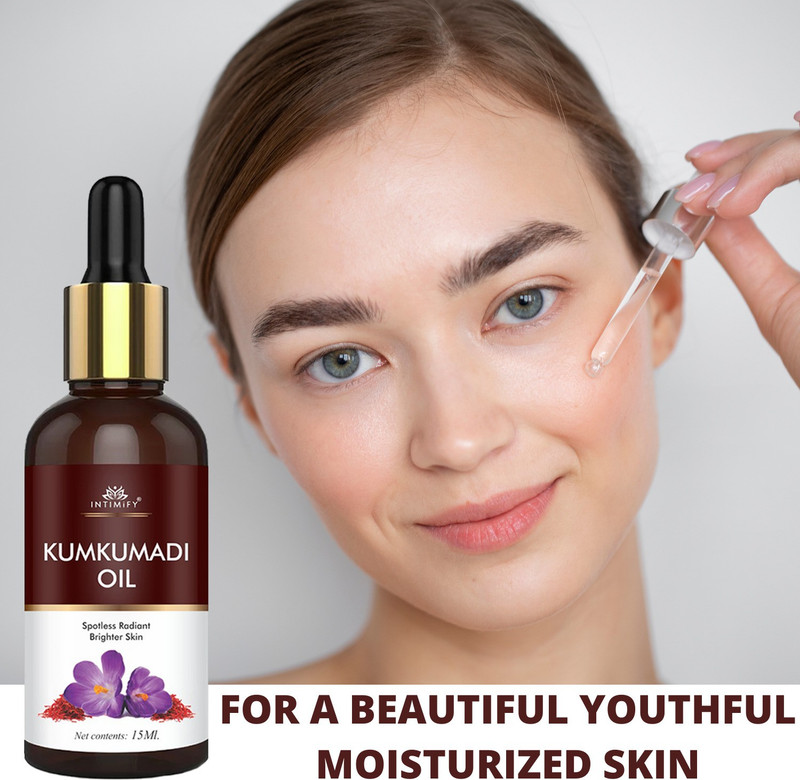 INTIMIFY Kumkumadi Face Oil for Glowing Skin | Used For For Dark Spots & Pigmentation(15 ml)