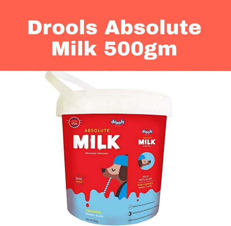 Drools Absolute Milk 500gm Milk 0.5 kg Dry New Born, Young Dog Food