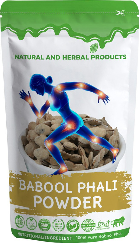 NATURAL AND HERBAL PRODUCTS Babool Phali Powder for Joint Pain | Baval Sing | Eating | Cough | Cold | Drink(100 g)