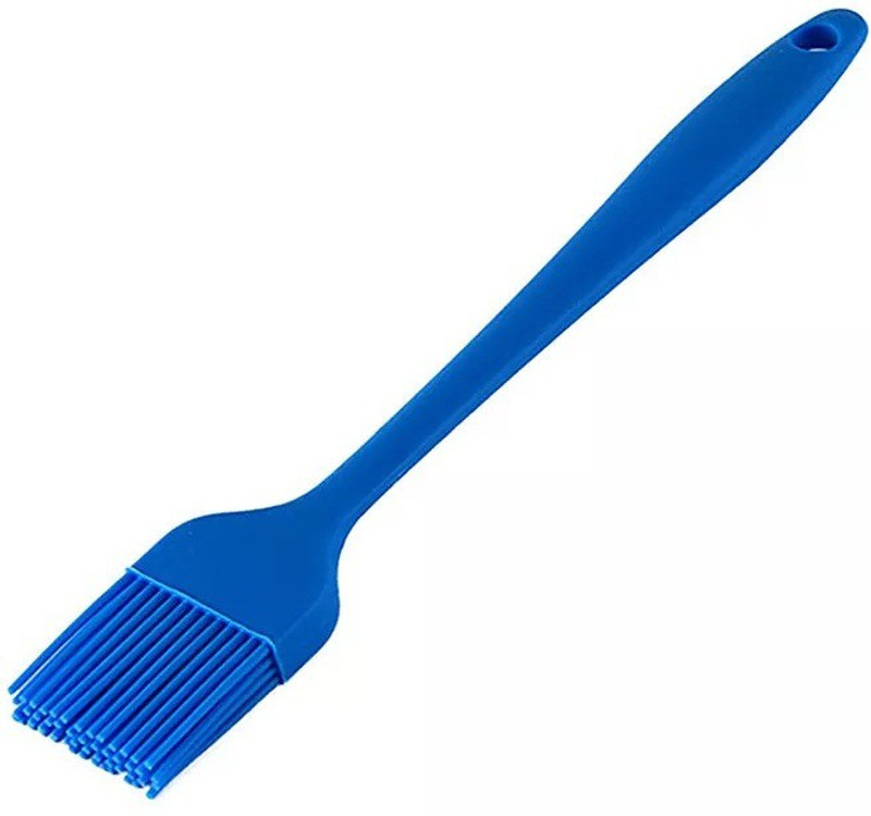 KitchenFest ® Food Grade 27 cm Long Kitchen Silicone Oil Cooking Grilling Tandoor BBQ Brush Silicone Flat Pastry Brush(Pack of 1)