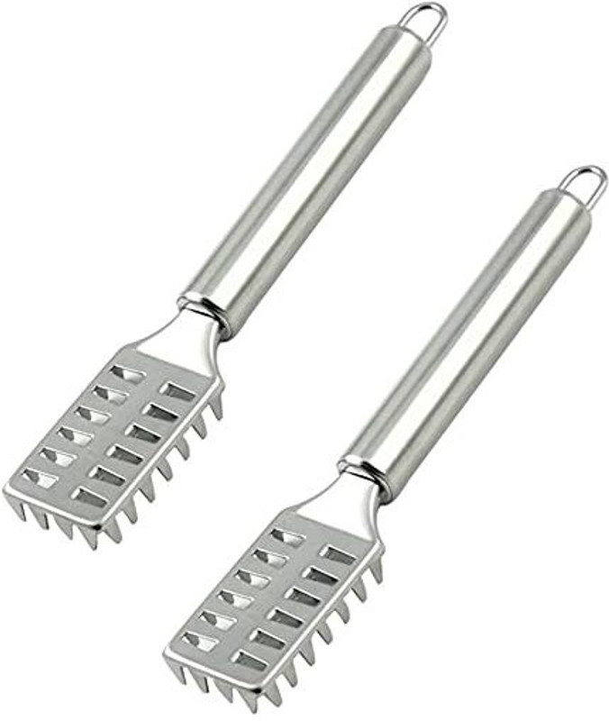 Bekner 2PCS Staineless Steel Fish Scale Shaver Fish Scaler(Pack of 2)