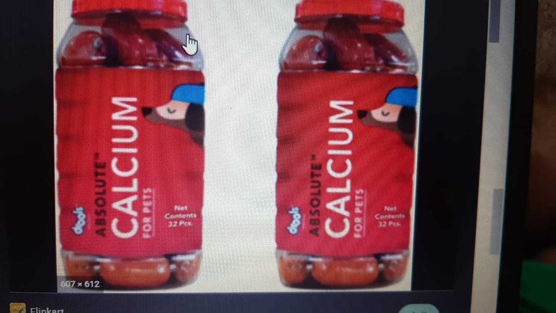 Drools Calcium Sausage Dog Supplement - Jar, 32 Pcs PACK OF 2 Chicken 1.5 kg (2x0.75 kg) Wet Adult Dog Food