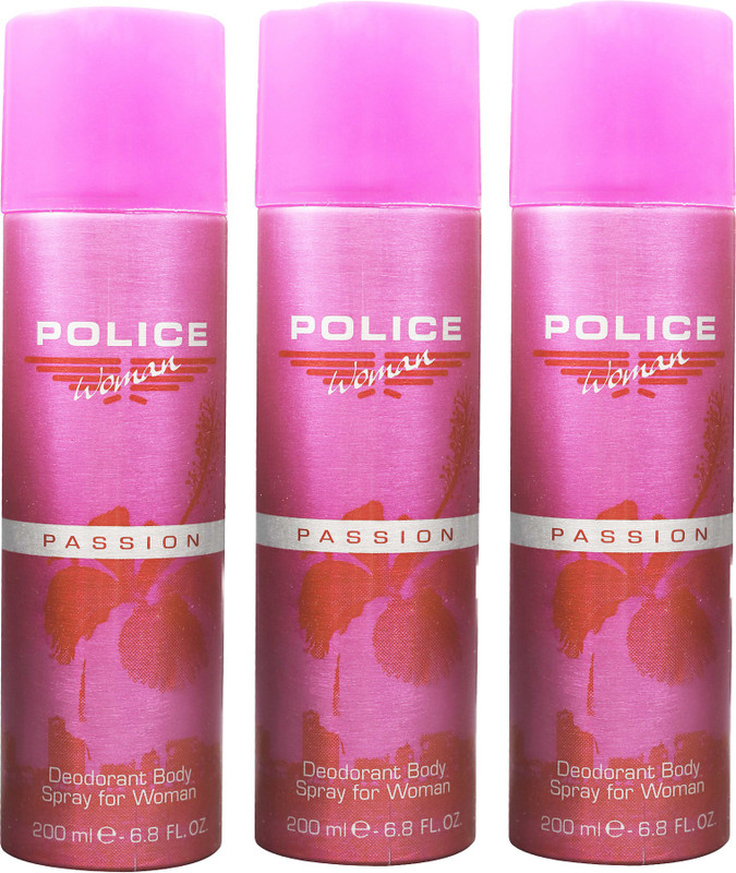 Police To Be Man Deodorant Spray 200ml (Pack of 3)(3 Items in the set)
