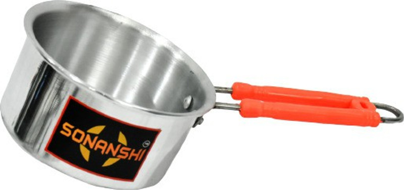 Sonanshi Aluminium Saucepan/Tea pan/Milk Pan/Coffee Pan Sauce Pan 16.01 cm diameter 1 L capacity(Aluminium)