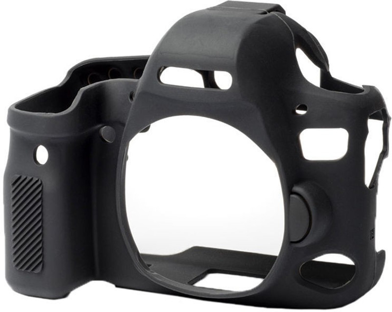 Amabu 6DMarkII camera silicon protective body cover suitable for Canon 6DMarkII camera  Camera Bag(Black)