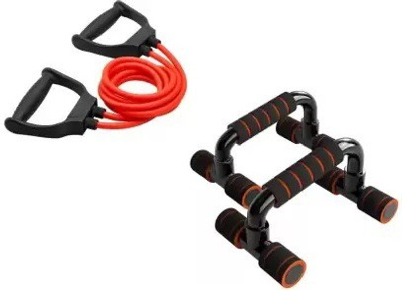 Wisekraft red toning tube with big push up bar Home Gym Kit Gym & Fitness Kit Fitness Accessory Kit Kit