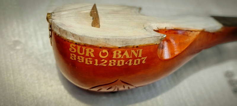 SUR O BANI Dotara Made by toon Wood, 5 string, use for lokogiti Archtop Guitar Tonewood Tonewood(Multicolor)