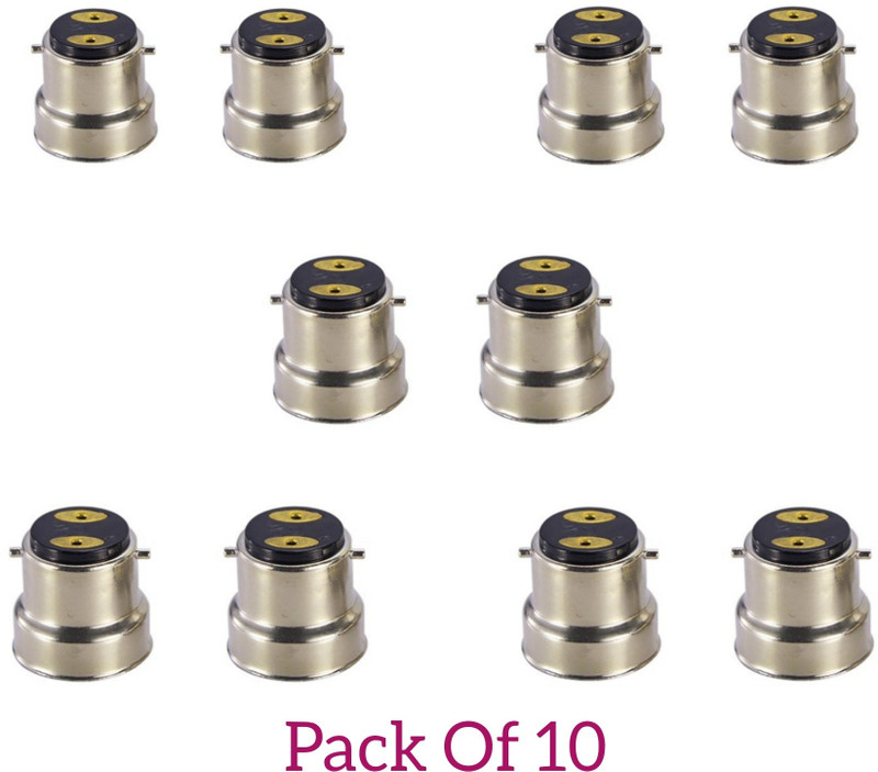 Illuminator Pack of 20- Aluminium B22 caps for LED bulbs Light Electronic Hobby Kit