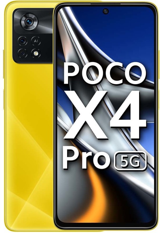 poco x4 pro 5g (yellow, 128 gb)(6 gb ram)
