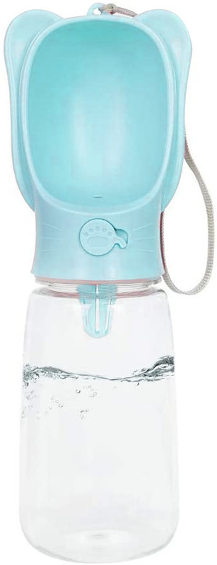 Emily Pets Plastic Pet Bottle(550 ml Blue, Clear)