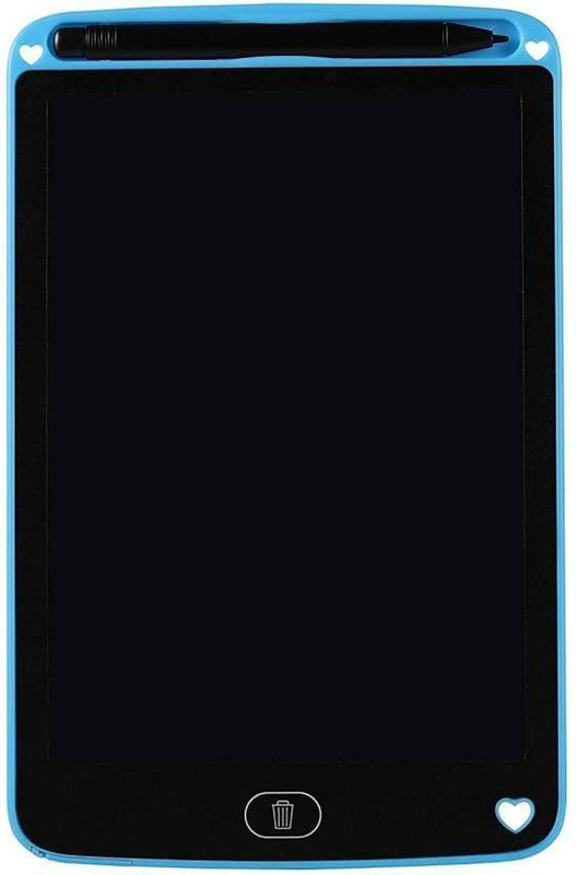 Maadi 8.5inch Heart shape kids learning writing tab for kids toy tab slate(Blue)