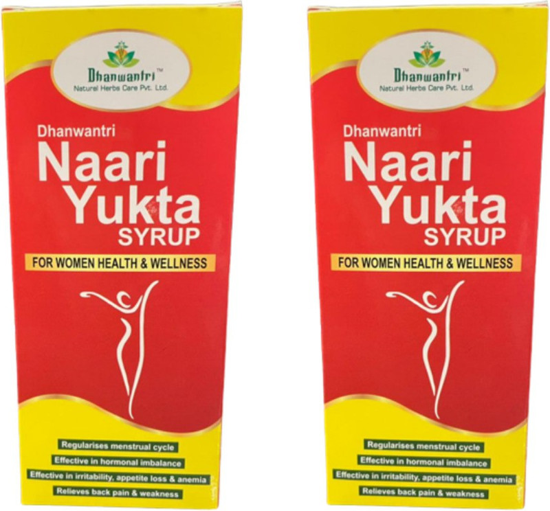 Dhanwantri Natural Herbs Care Naari Yukta Syrup || 450 ml(Pack of 2, 900)