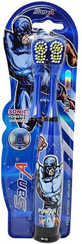 KEYUR Electric Battery Powered Toothbrush for Boy Kids Electric Toothbrush(Blue)