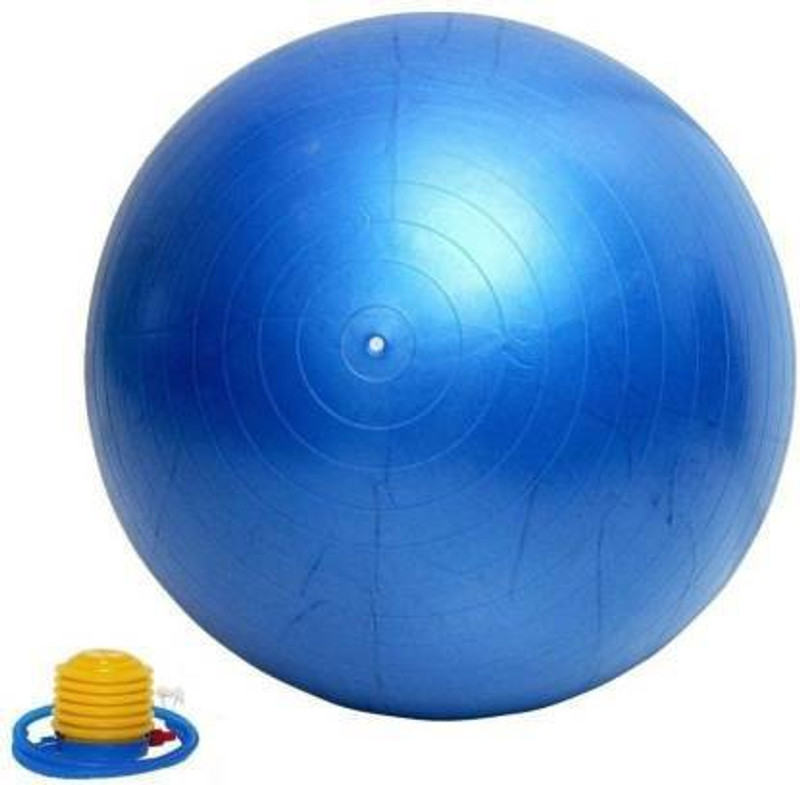 Ella Health & Beauty EXERCISE BALL 85 CMS PINK WITH FOOT PUMP Gym Ball(With Pump)