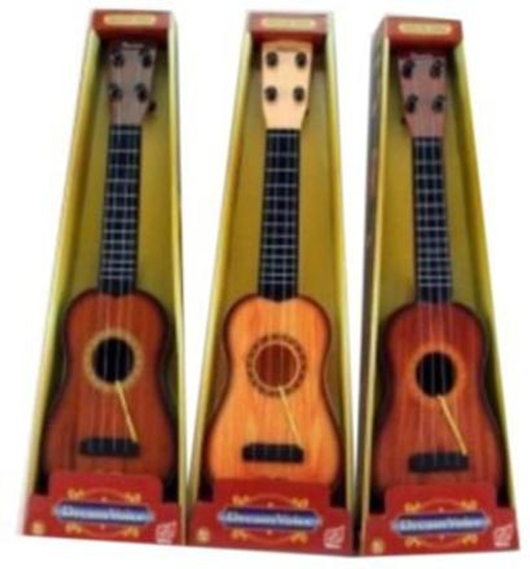 Kmc kidoz combo 4 string wooden guitar ( pack of 3 )(Multicolor)
