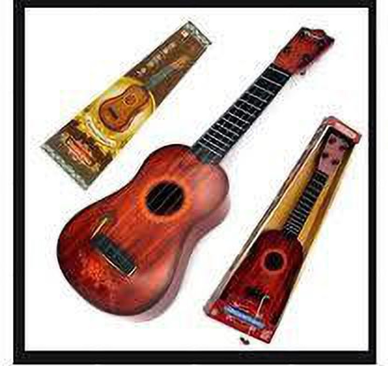 Kmc kidoz 4 String Decor Guitar Musical Sound Instrument Toy | Babies Toddlers(Multicolor)