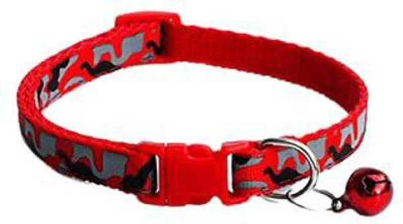 Rvpaws Cat Collar with Bell Kitten Bell Dog & Cat Collar Charm(Red, Round)