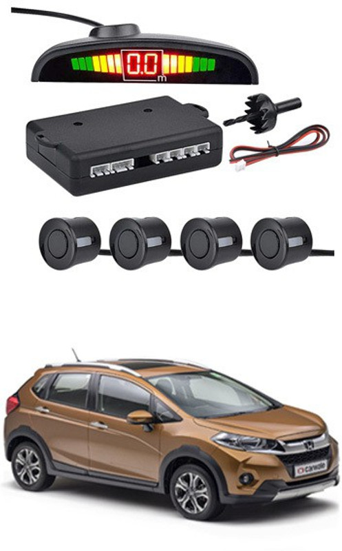 AYW 4 Black Parking Sensors With LED Display Which Increased Safety of Passengers/Car One Alarm Kit For WRV Parking Sensor(Ultrasonic Systems)