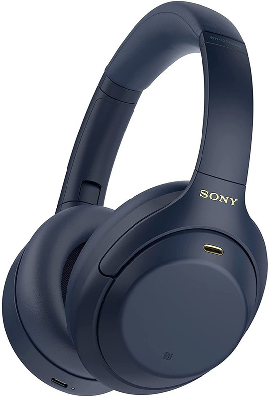 SONY WH1000XM4/LMIN Bluetooth(Blue, On the Ear)