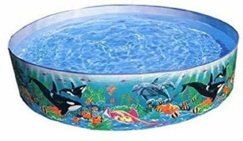 Kmc kidoz 3 ft Baby Bath Tub No Need for an Air Pump Just Unfold and Ready to Use(Multicolor)