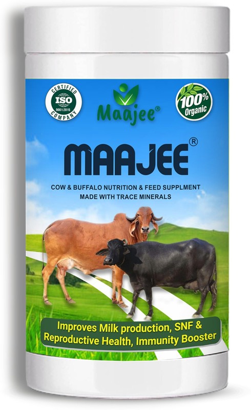 MAAJEE Cow & Buffalo Food - Cow Feed & Health Supplement - Increase Milk Production Pet Health Supplements(908 g)