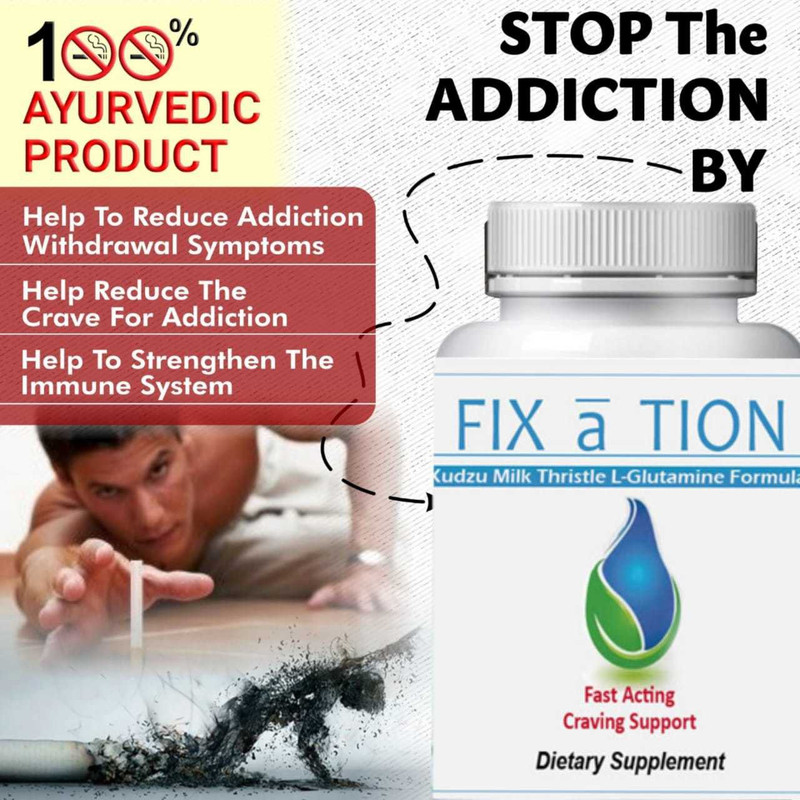 visalak pharma Fix-a-tion Free From Alcohole Addiction & Anti smoking Pills 30 veg caps(30 Capsules)