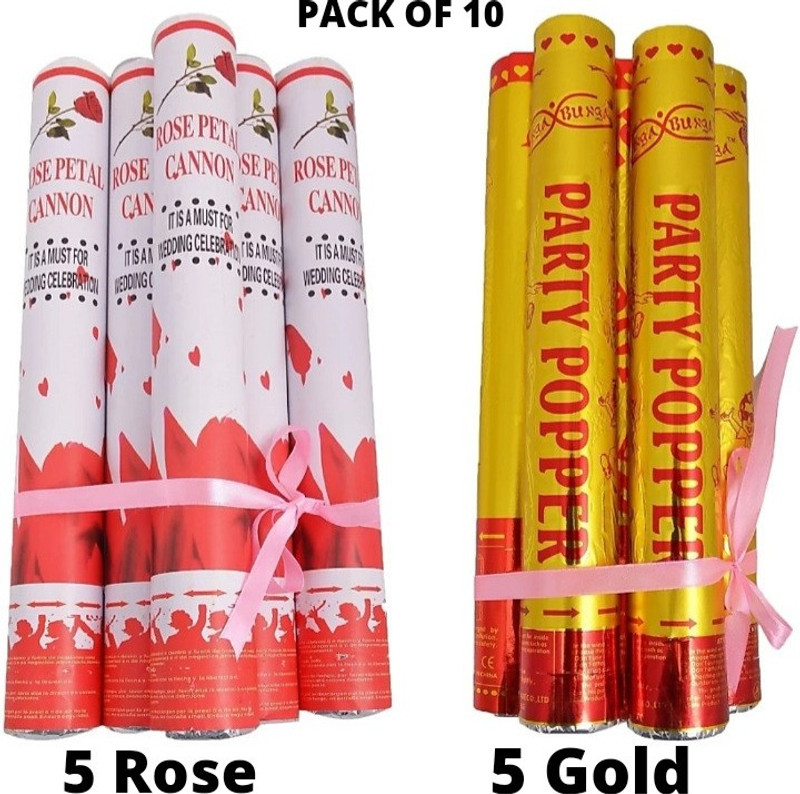LitePro Confetti(Multicolor, Red, Pack of 10)