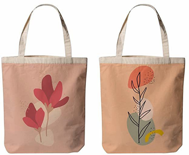 Pixel Home Colorful shopping grocery bags for vegetable,fruits,eco friendly Pack of 2 Grocery Bags(Multicolor)