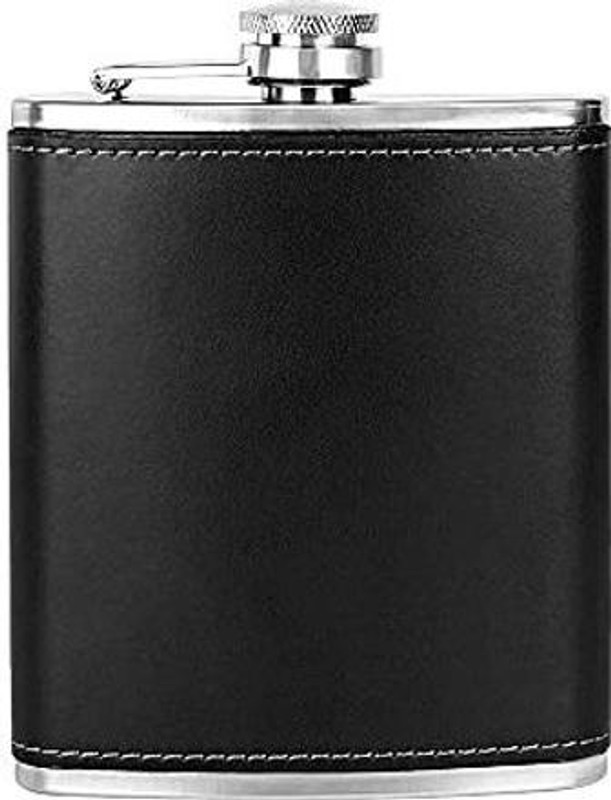 Augen HipFlask-Black-8oz Stainless Steel Hip Flask(230 ml)