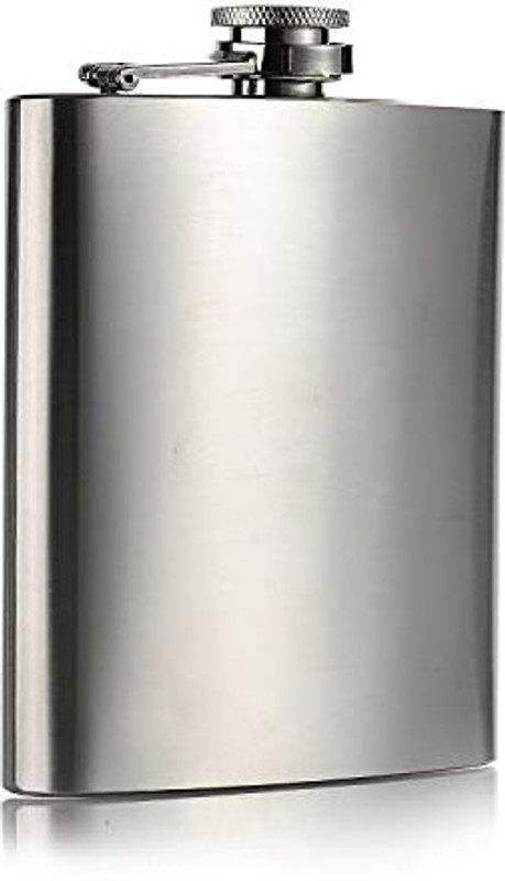 Augen HipFlask-Silver-7oz Stainless Steel Hip Flask(210 ml)
