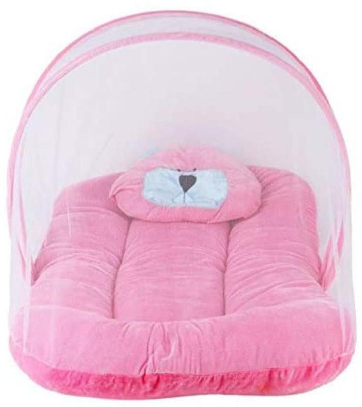 AAYANSH NEW BORN MACHARDANI Fibre Washable Kids Mosquito Net(Pink, Tent)