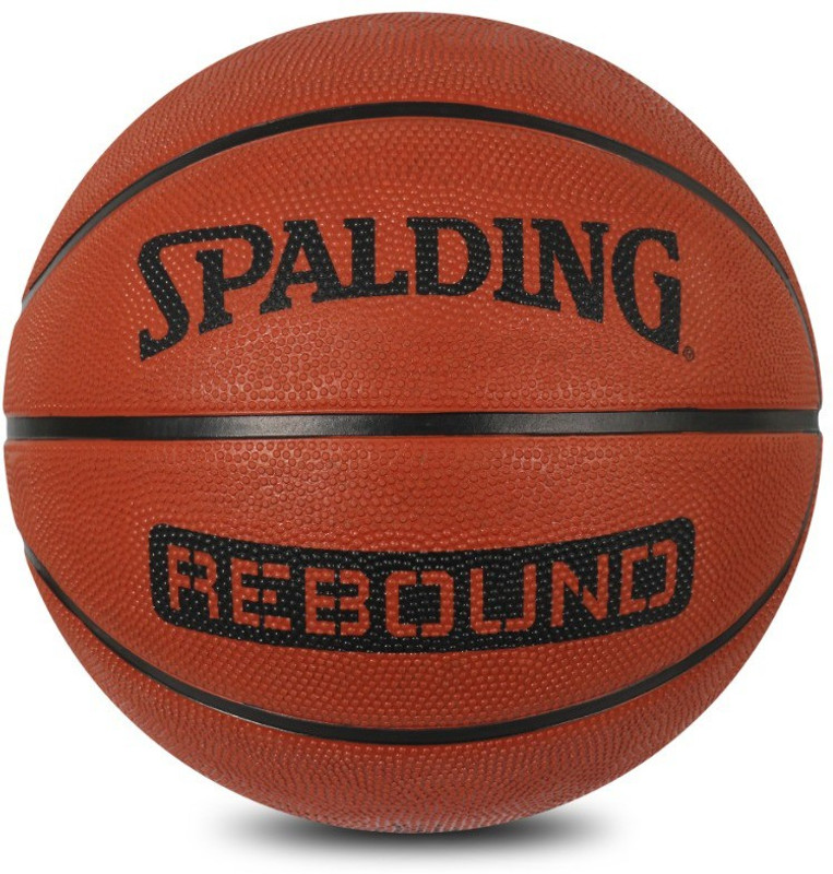 SPALDING NBA Rebound Basketball Ball Orange Grainy Textured Basketball Without Air Pump Basketball - Size: 5(Kids, Pack of 1)