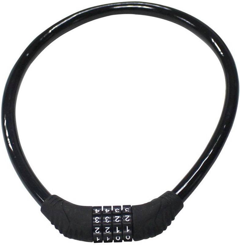 Quinergys Anti 4 Digit Combination Password MTB Bike Lock Safety Security Lock Cycle Lock