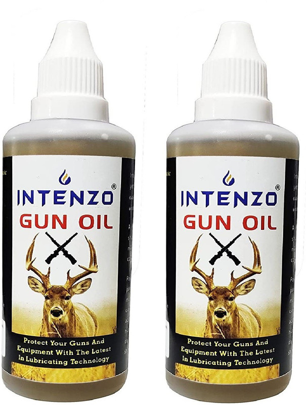 intenzo Oil Lubricant for Gun Pistol and air gun cleaning each in 50 ml pack of 2bottle Manual Pump(100 g Pack of 2)