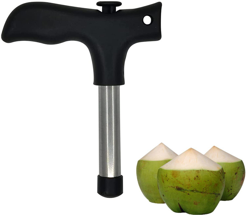 Molzo Hole Open Coconut Tool Opener Straight Peeler(Multicolor)