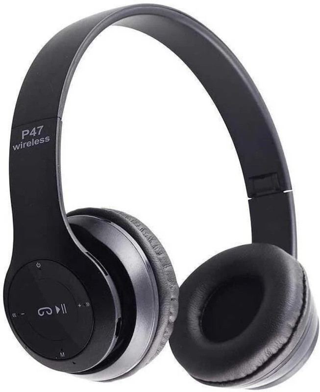 IMMUTALE P47 Wireless Bluetooth Headphones 5.0+EDR with Volume Control,T15 Smart Headphones(Wireless)