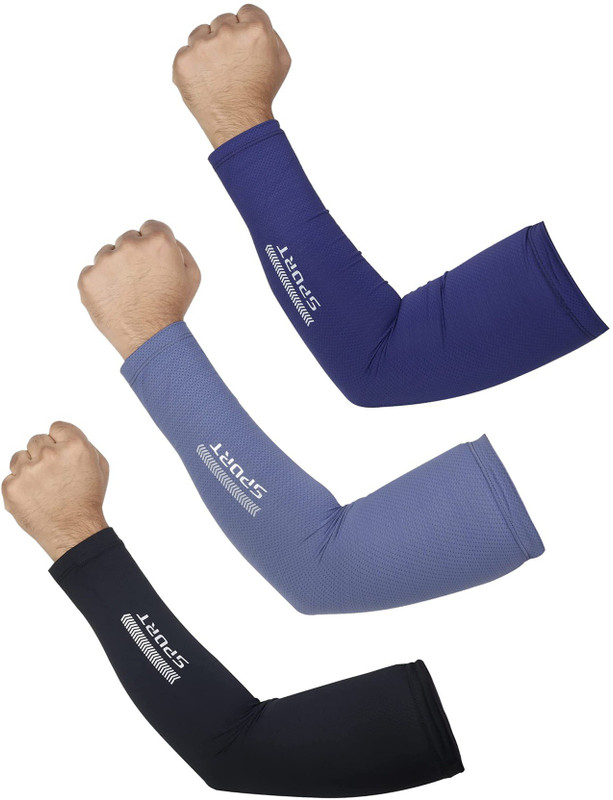 Brats N Beauty Nylon Arm Sleeve For Men & Women(Free, Multicolor)