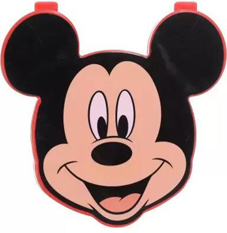 Sonanshi Mickey Face Lunch Box for Kids (Color may Vary as per availability) 2 Containers Plastic School Lunch Box(220 ml)