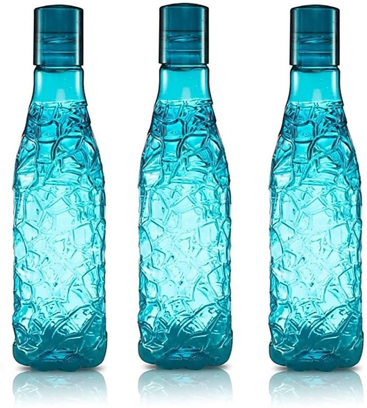 Flipkart SmartBuy Antic Bottle Fridge, for Home Office Gym School Boy 1000 ml Plastic Bottle(Pack of 6, Black)
