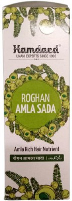 Hamdard Roghan Amla Sada Hair Care Oil (100ml) PACK OF 10(Pack of 10, 1000 ml)