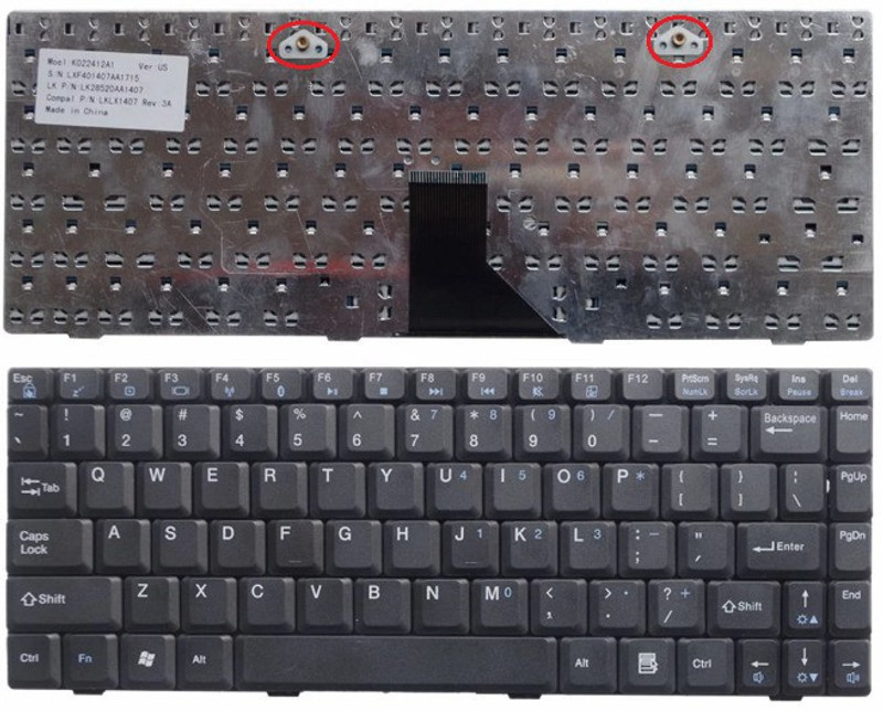 Aykait Compatible With F40A F40L F40M F40G F50 F50T F50A F40 D500 Y400 Laptop Keyboard Replacement Key