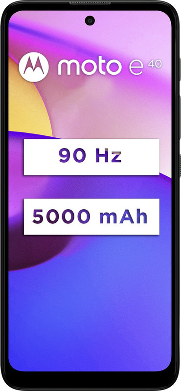 MOTOROLA e40 (Carbon Gray, 64 GB)(4 GB RAM)