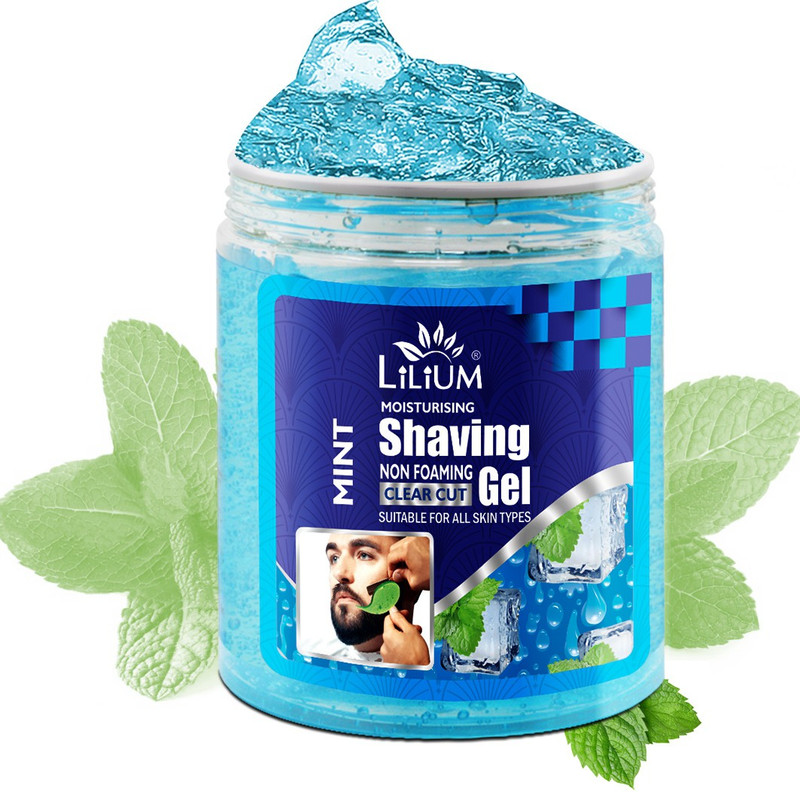 LILIUM Moisturising Non Foaming Mint Shaving Gel(500 g)