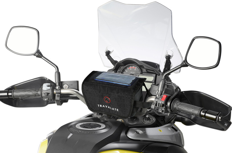 Travalate Travalate Bike Mobile Holder/Pouch-Bag for Bikes Mobilemate (Black) | New 2-in-1 Design Bike Mobile Holder(Black)