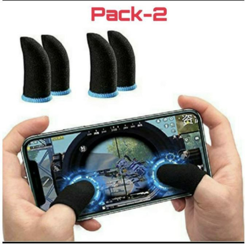 A2 Gold PUBGFINGER2N Finger Sleeve(Pack of 2)